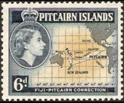 Pitcairn Islands 1957 - set Queen Elisabeth II and various subjects: 6 p