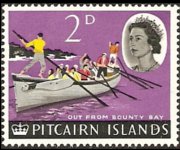 Pitcairn Islands 1964 - set Ships and birds: 2 p