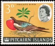Pitcairn Islands 1964 - set Ships and birds: 3 p
