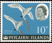 Pitcairn Islands 1964 - set Ships and birds: 10 p