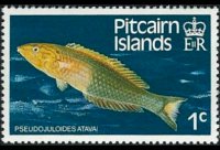 Pitcairn Islands 1984 - set Fishes: 1 c