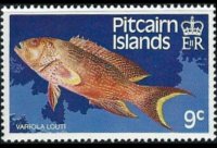 Pitcairn Islands 1984 - set Fishes: 9 c