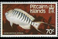 Pitcairn Islands 1984 - set Fishes: 70 c