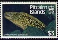 Pitcairn Islands 1984 - set Fishes: 3 $