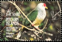 Pitcairn Islands 1995 - set Birds: 1,80 $