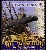 Pitcairn Islands 2007 - set Bounty replica: 40 c