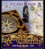Pitcairn Islands 2007 - set Bounty replica: 50 c