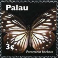 Palau 2007 - set Butterflies: 3 c