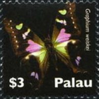 Palau 2007 - serie Farfalle: 3 $