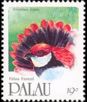 Palau 1991 - serie Uccelli: 19 c