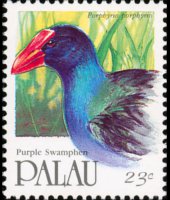 Palau 1991 - serie Uccelli: 23 c