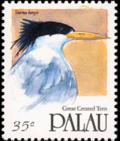 Palau 1991 - serie Uccelli: 35 c