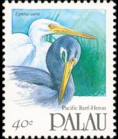Palau 1991 - set Birds: 40 c