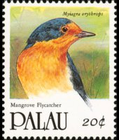 Palau 1991 - serie Uccelli: 20 c