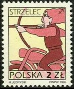 Poland 1996 - set Zodiacal signs: 2 zl