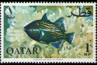 Qatar 1965 - set Fish: 1 np
