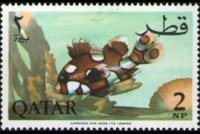 Qatar 1965 - set Fish: 2 np