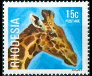 Rhodesia 1978 - set Gemstones, wild animals and waterfalls: 15 c