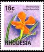 Rhodesia 1974 - set Antelopes, flowers and butterflies: 16 c