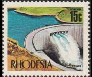 Rhodesia 1970 - set Industrial development and views: 15 c