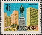 Rhodesia 1970 - set Industrial development and views: 4 c