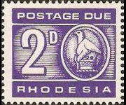 Rhodesia 1967 - set Zimbabwe bird: 2 p