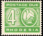 Rhodesia 1967 - set Zimbabwe bird: 4 p