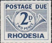 Rhodesia 1965 - set Post horn: 2 p