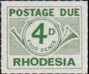 Rhodesia 1965 - set Post horn: 4 p