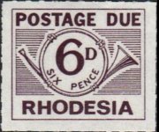 Rhodesia 1965 - set Post horn: 6 p