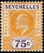 Seychelles 1903 - set King Edward VII: 75 c