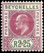 Seychelles 1903 - set King Edward VII: 2,25 R