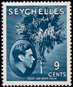 Seychelles 1938 - set King George VI and various subjects: 9 c