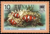 Tuvalu 1979 - set Fish: 10 c