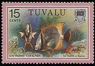 Tuvalu 1979 - set Fish: 15 c