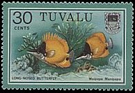 Tuvalu 1979 - set Fish: 30 c