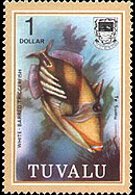 Tuvalu 1979 - set Fish: $ 1