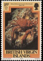 Isole Vergini britanniche 1979 - serie Vita marina: 15 c
