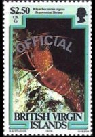 Isole Vergini britanniche 1985 - serie Vita marina: 2,50 $